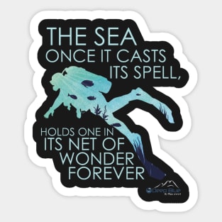 The Sea Once It Casts its Spell Sticker